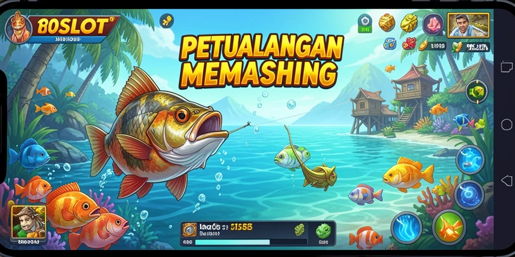 Tampilan gameplay memancing yang seru di <strong>180SLOT</strong>