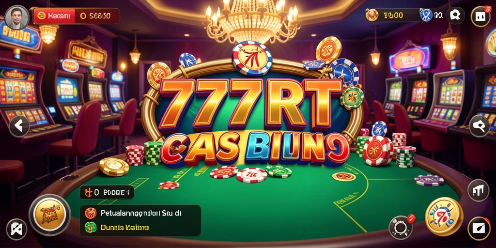 Tampilan menarik dari permainan Kasino di 777RT.