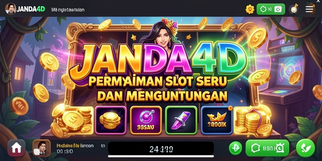Tampilan gameplay Slot di JANDA4D yang seru dan mengasyikkan.
