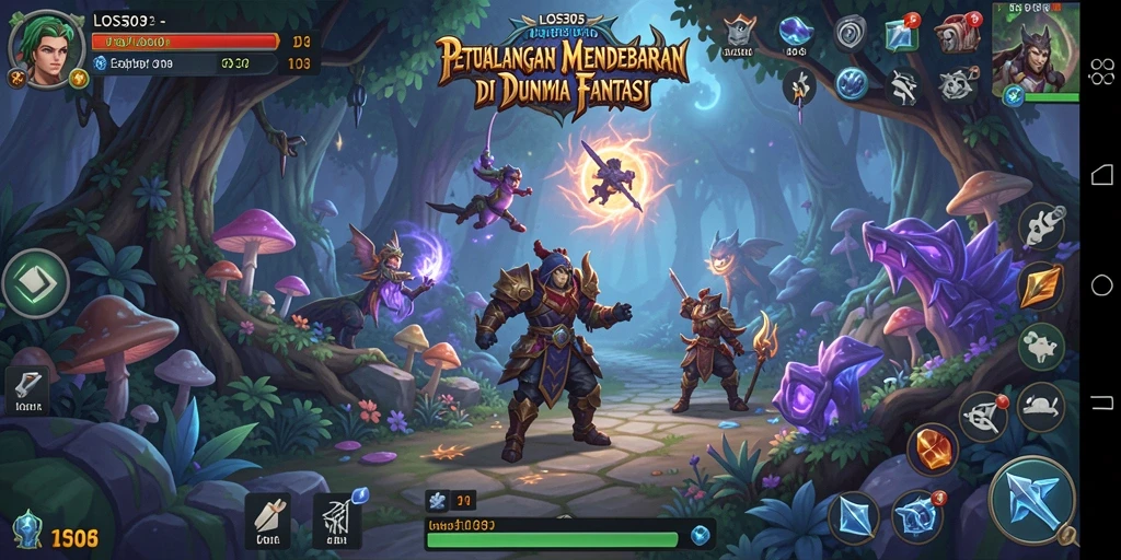 Gameplay mendebarkan di dunia petualangan yang luas.