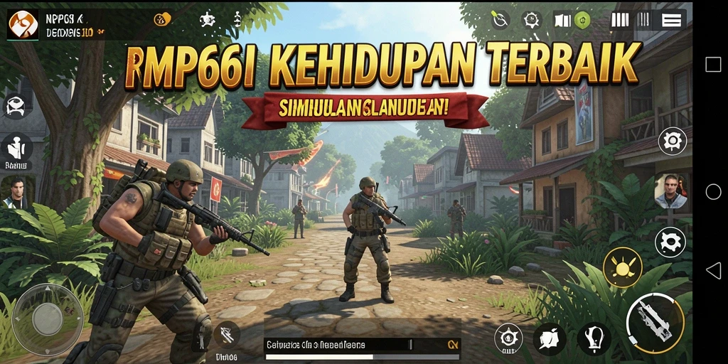 Screenshot gameplay dari RP66 menunjukkan interaksi karakter yang dinamis.