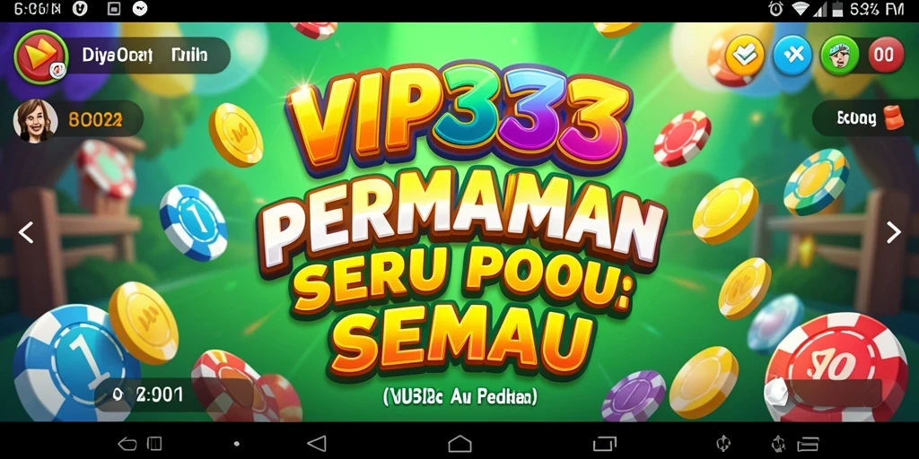 Screenshot VIP333 menampilkan gameplay Bingo yang seru dan interaktif.